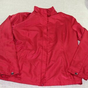 Cutter & Buck Weathertec Size Small Red Rain Jacket